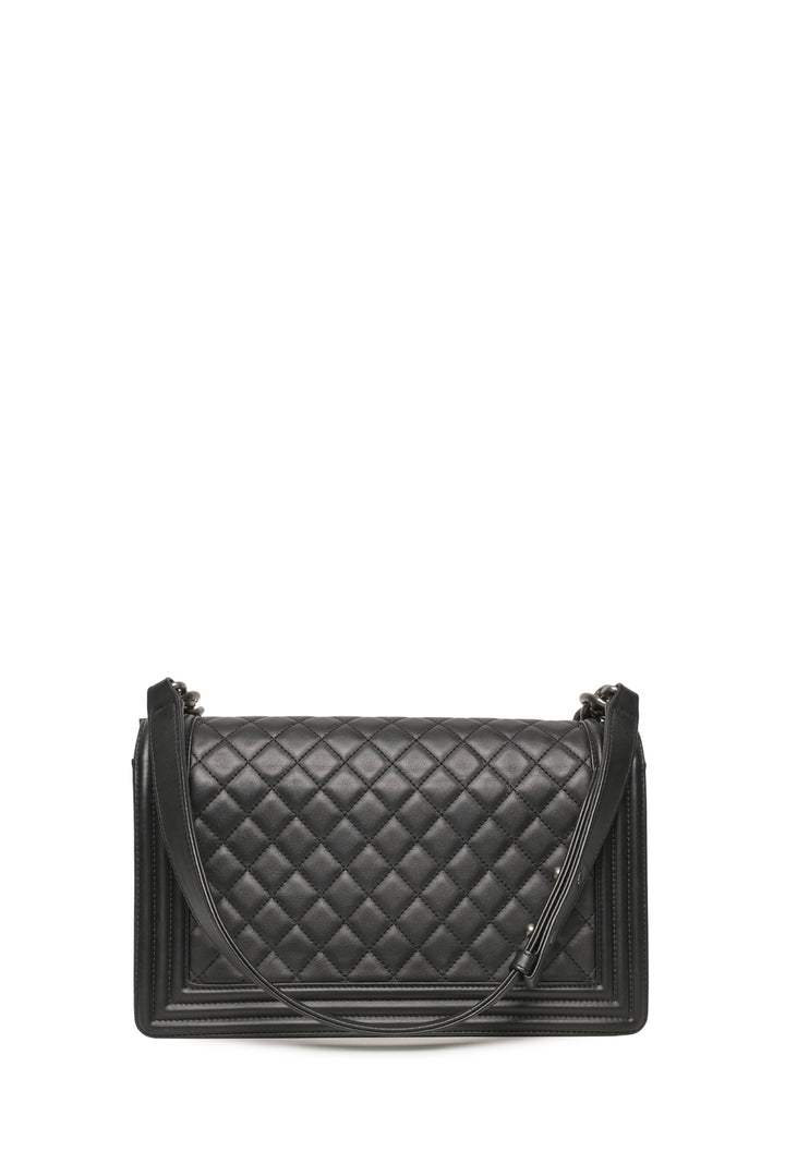 Chanel Quilted Lambskin Medium Boy Bag
