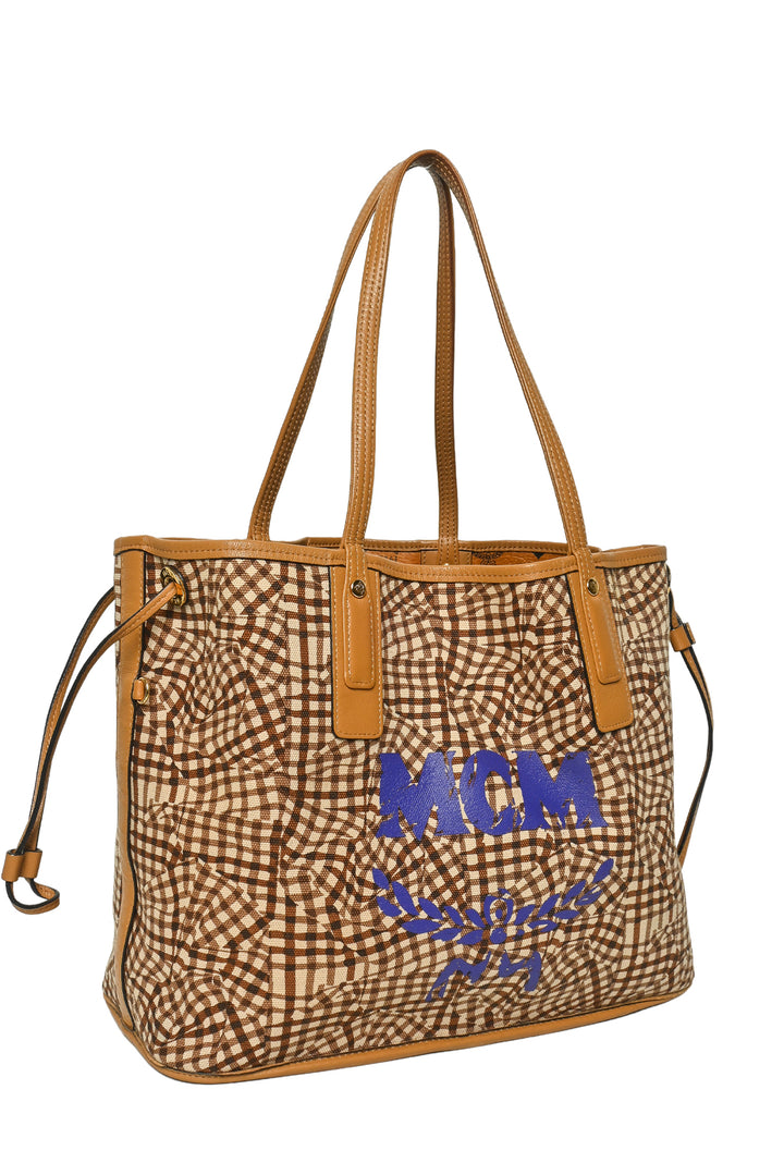 MCM Reversible Visetos Liz Shopper Tote