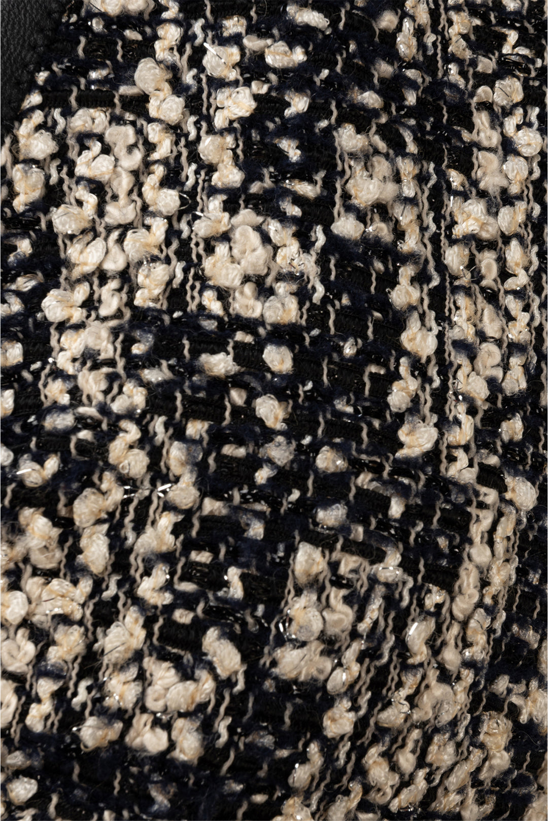 Chanel Size 36 2005 Tweed & Leather Cropped Vest