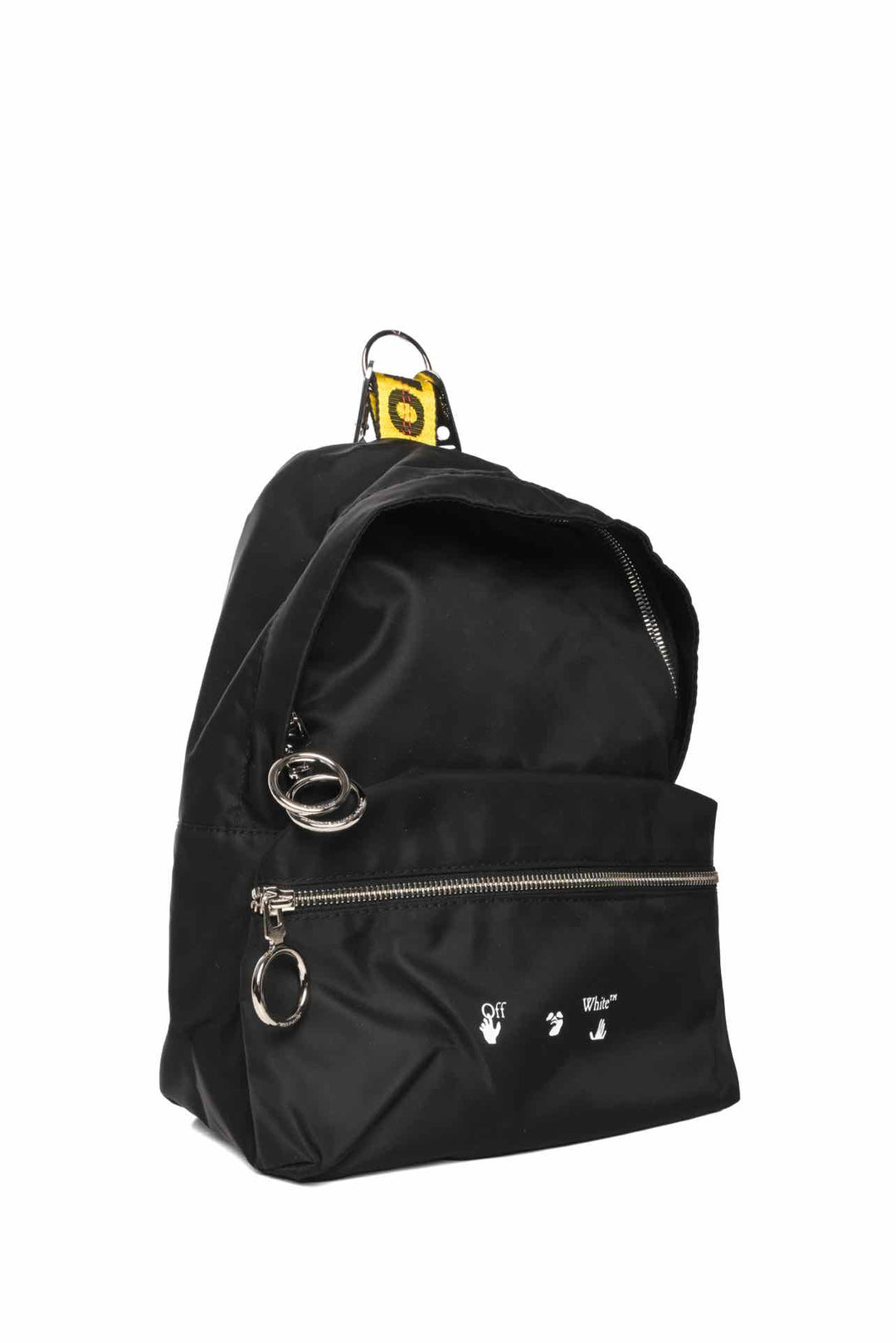 Off White Nylon Mini BackPack