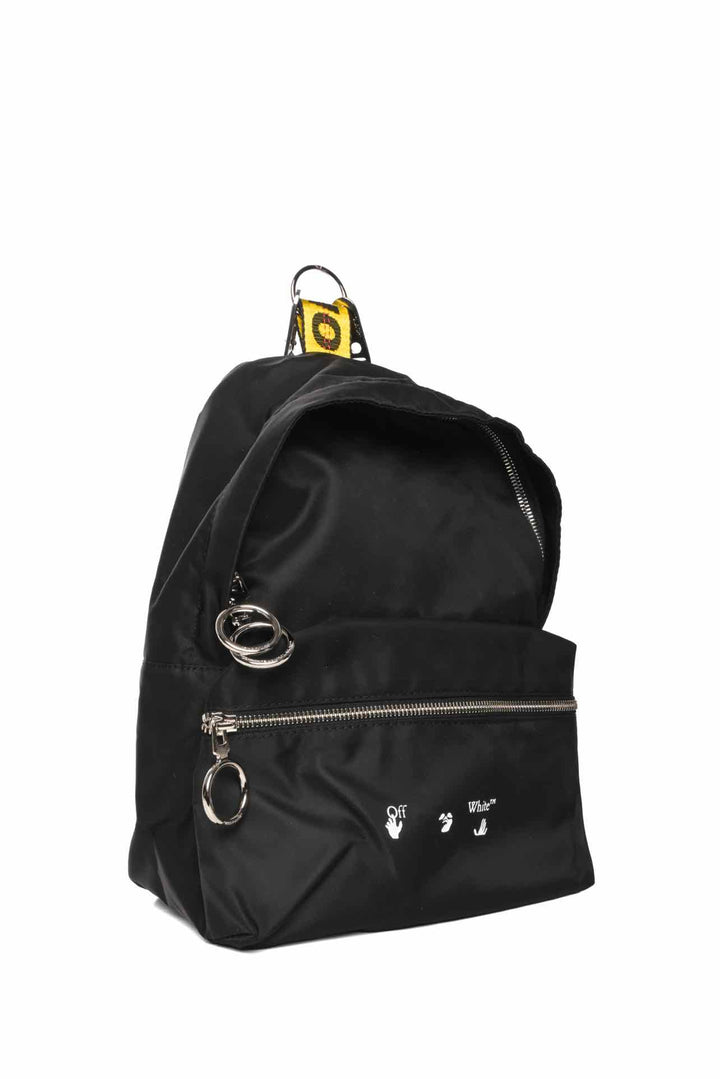 Off White Nylon Mini BackPack