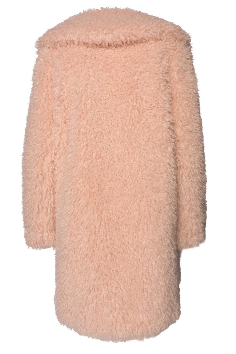 maje Size 40 Faux Fur Coat
