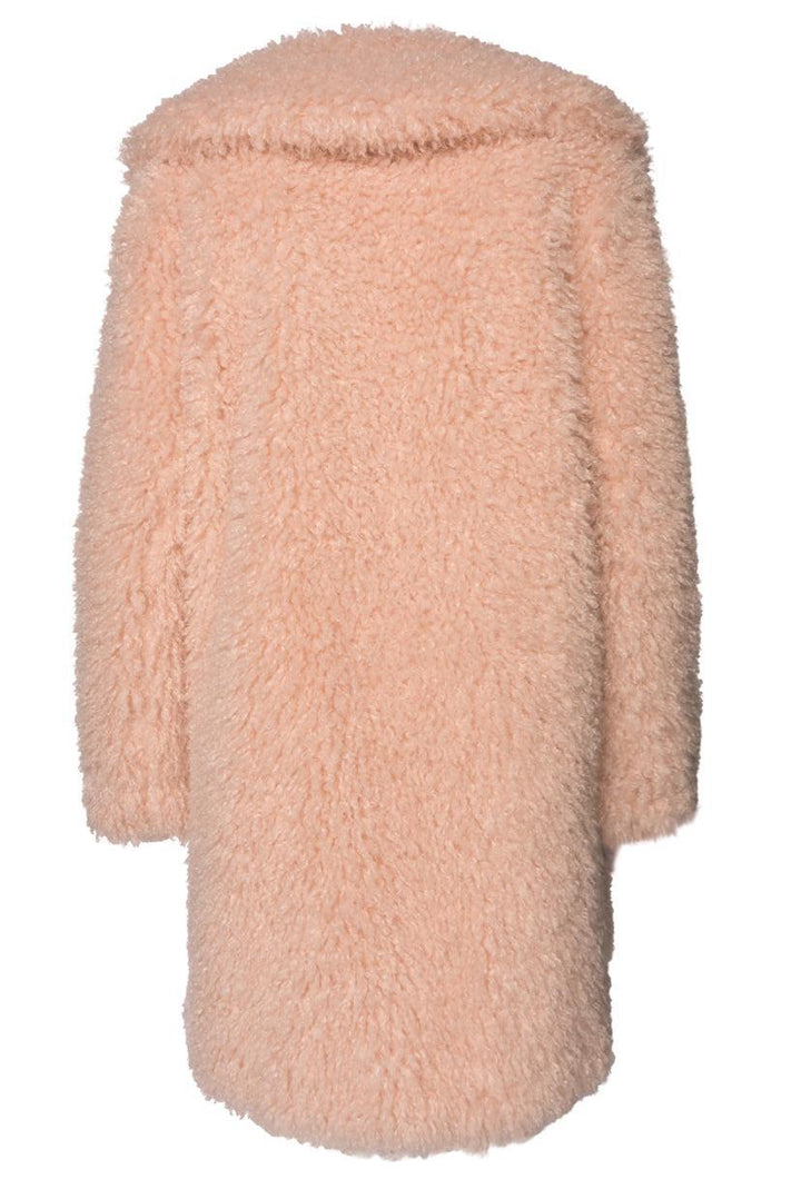 maje Size 40 Faux Fur Coat