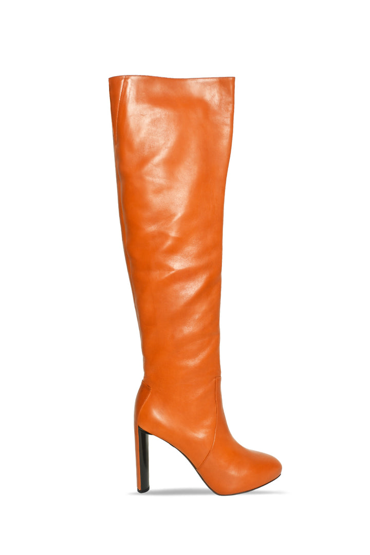 Celine Size 40 Leather Over The Knee Boots