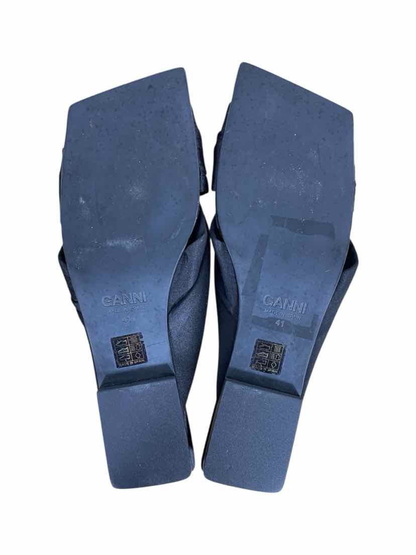 Ganni Size 41 Knotted Sandals