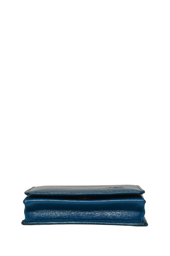 Louis Vuitton Vintage 1995 Epi Leather Snap Closure Square Coin Pouch Wallet