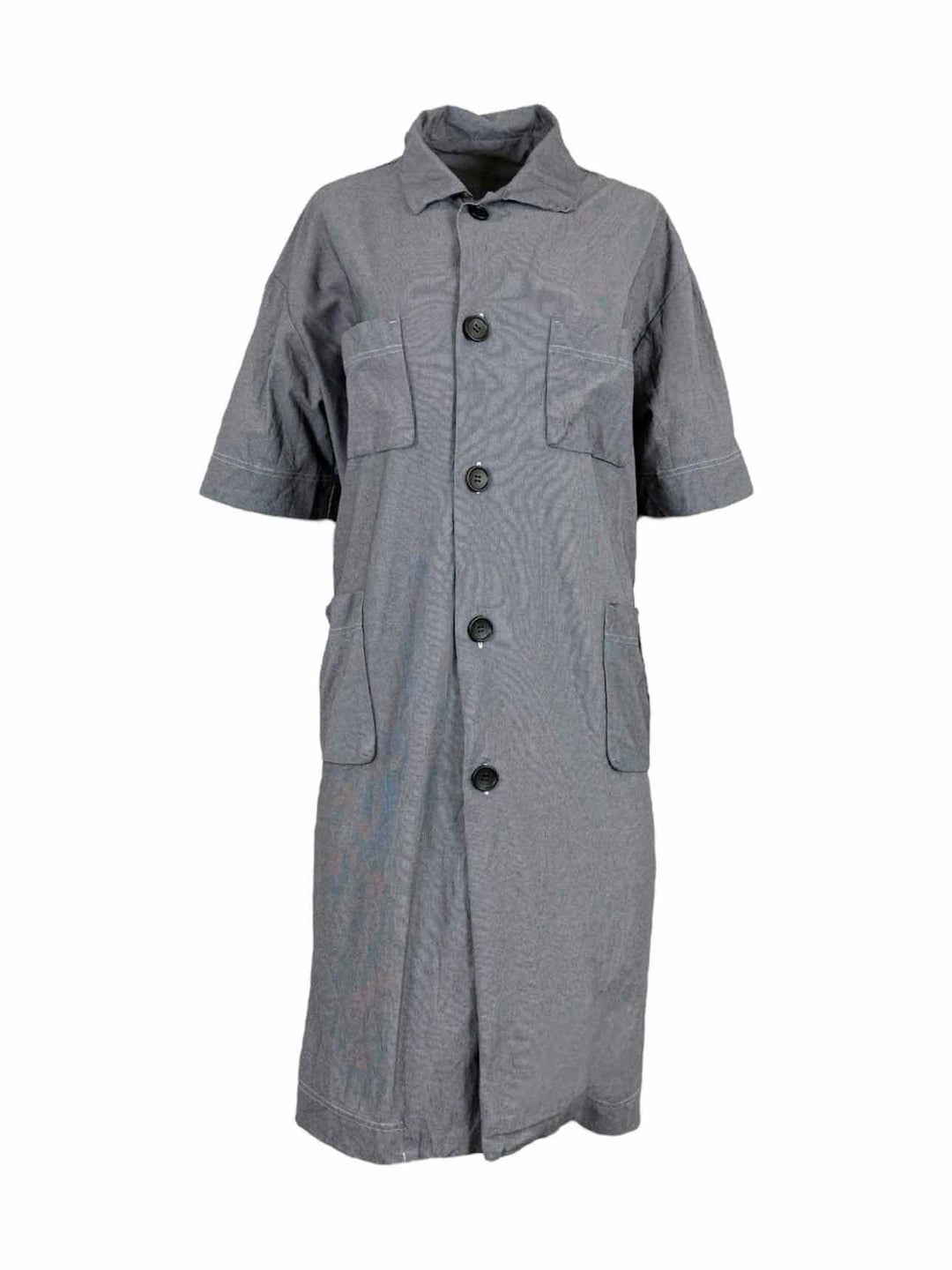 Y's Size 2 Pinstripe Button-Up Dress