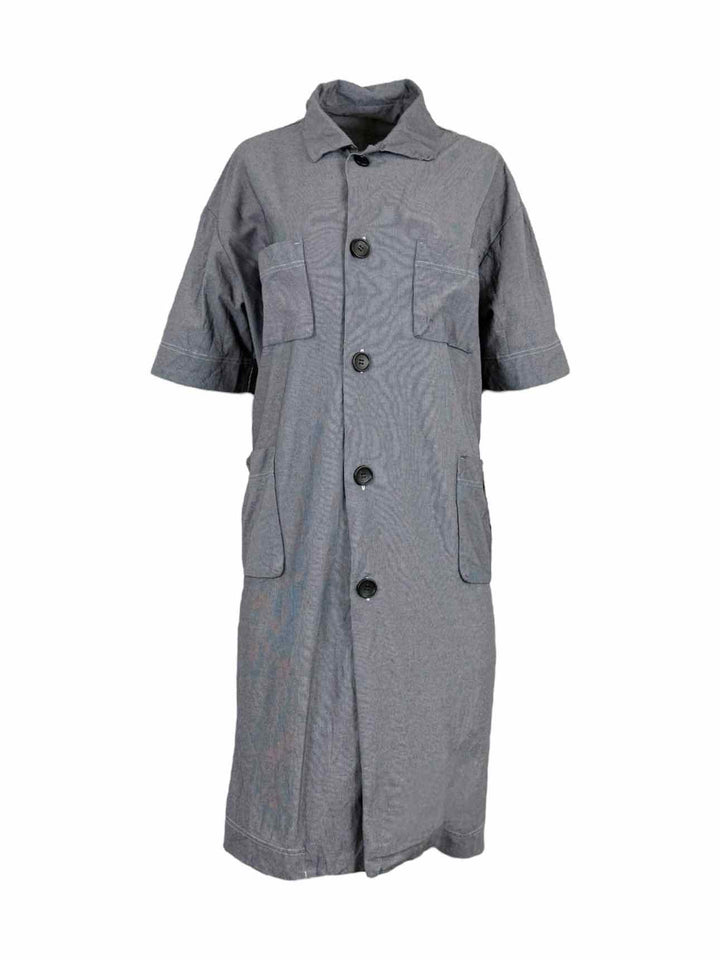 Y's Size 2 Pinstripe Button-Up Dress
