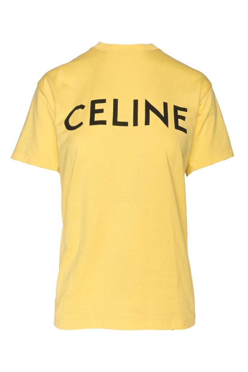 Celine Size XS Logo Printed T-shirt