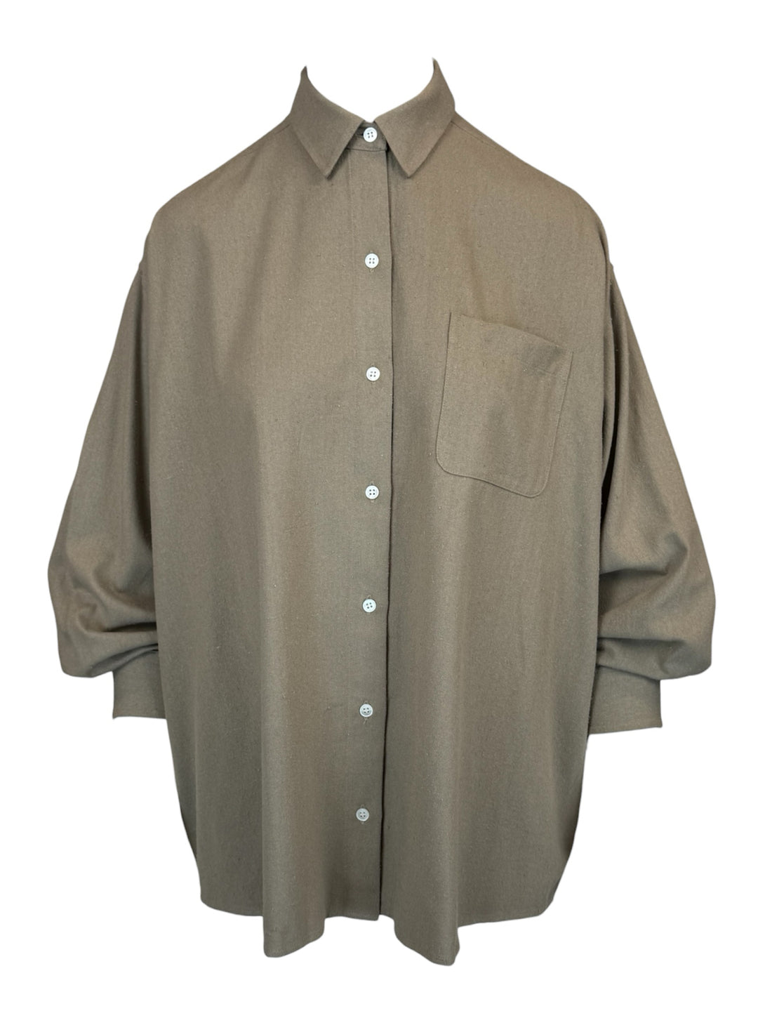 Jenni Kayne Size S Textured Silk Oversize Shirt