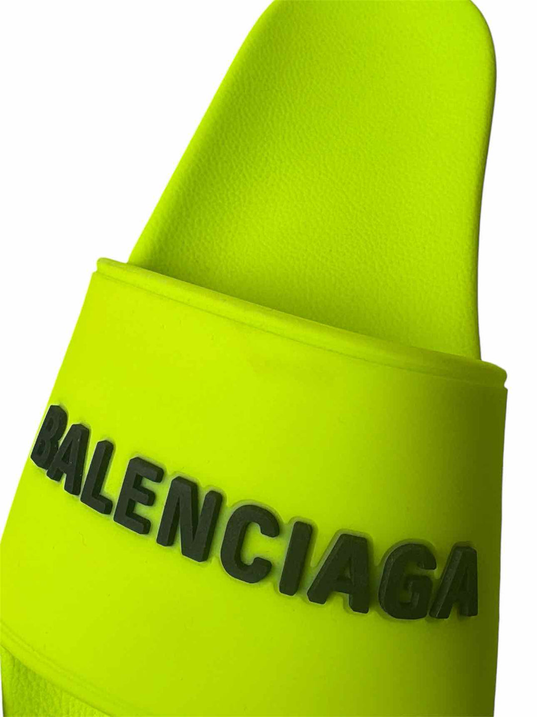 Balenciaga Size 6 Pool Side Rubber Logo Flats
