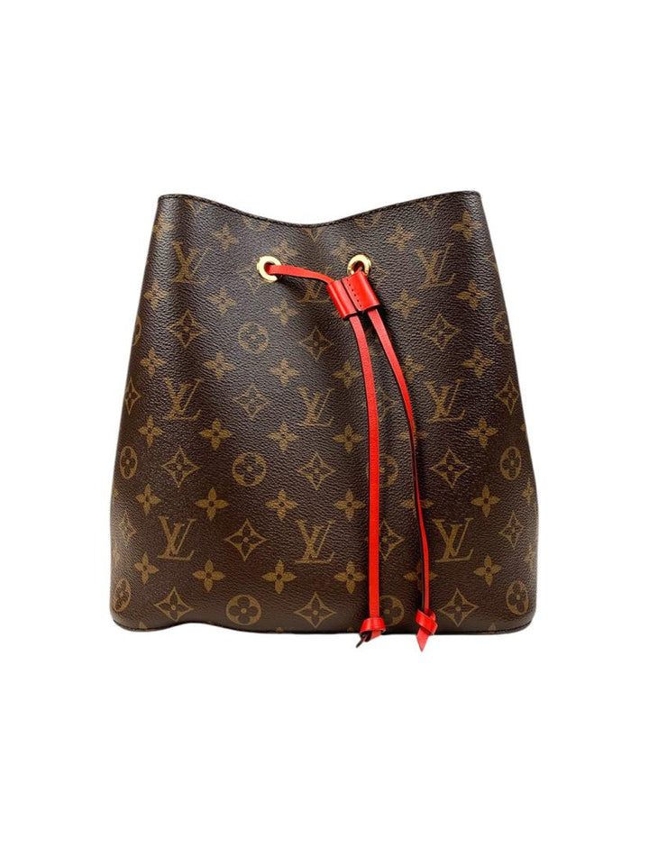 Louis Vuitton Coquelicot Red Monogram Canvas Neonoe MM Bag