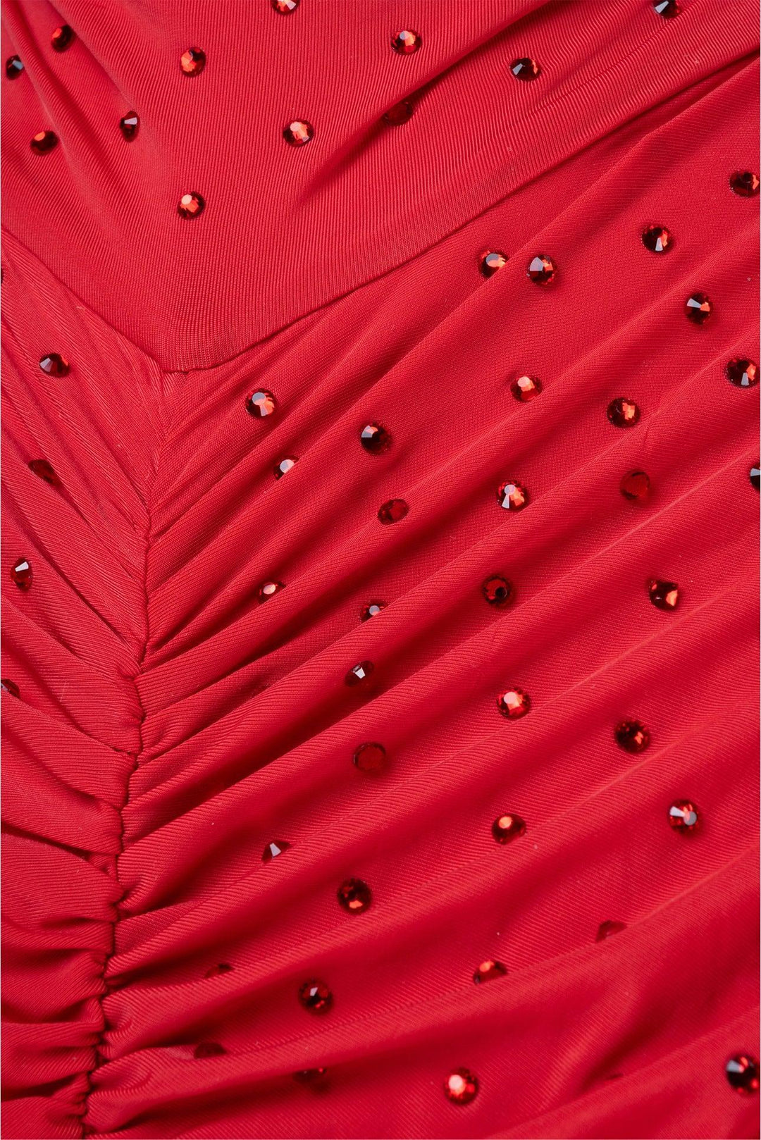 Alex Perry Size 12 Crystal Gabe Turtleneck Ruched Column Dress