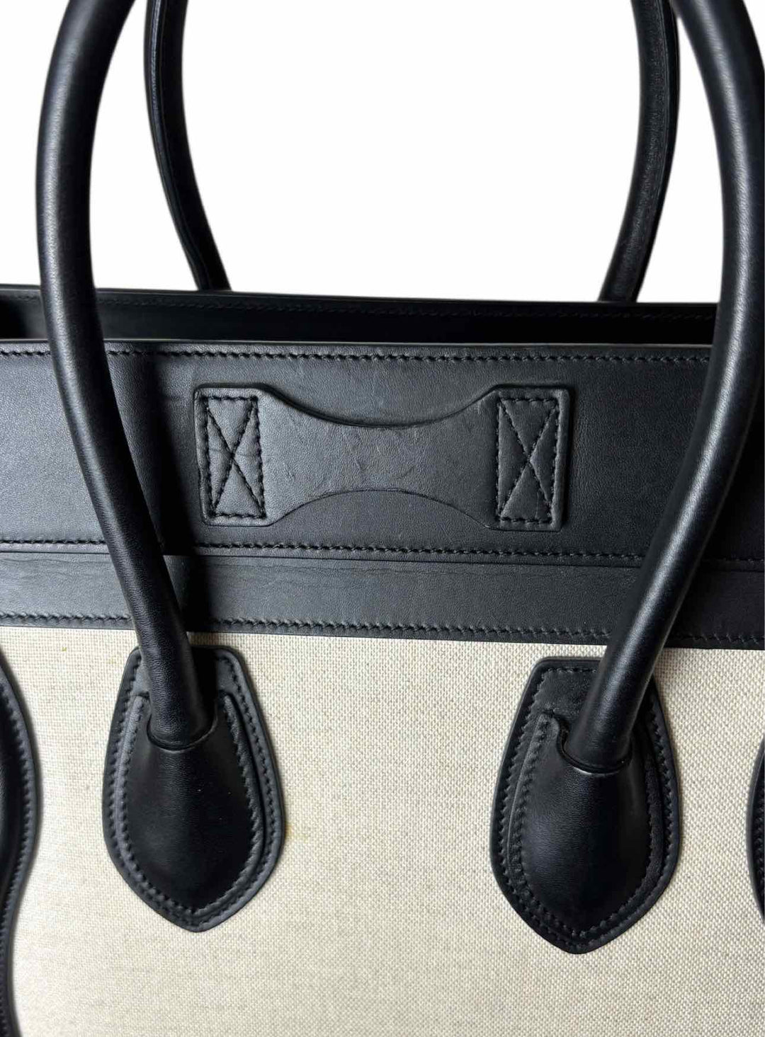 Celine 2014 Tri-Colour Micro Luggage Tote