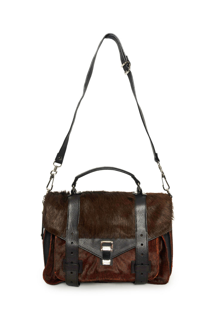 Proenza Schouler PS1 Medium Fur Mix Satchel
