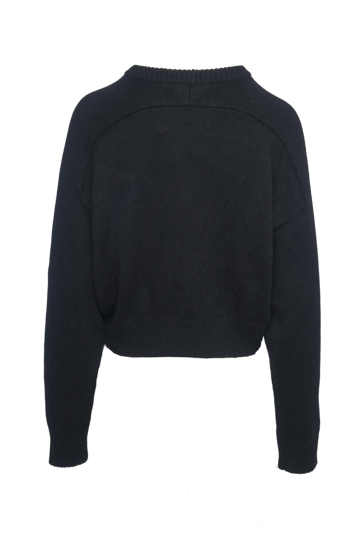 Loulou Studio Size S Cropped Wool Sweater