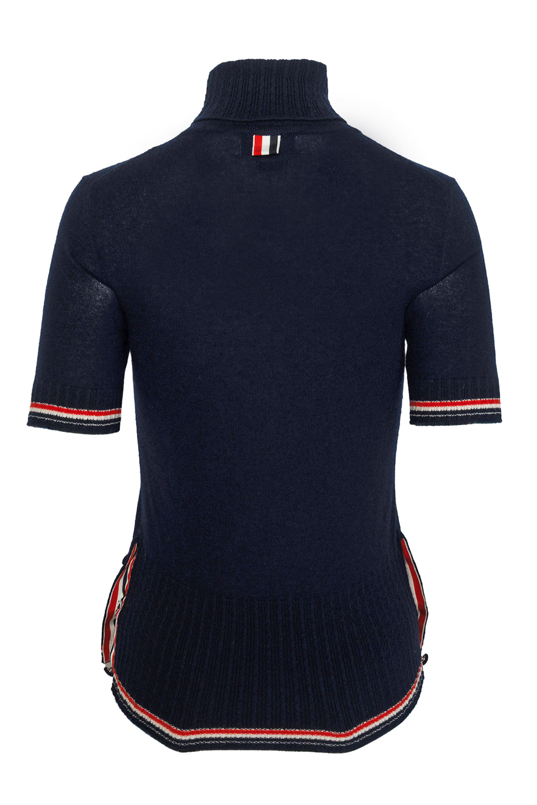 Thom Browne Size 36 Cashmere Short-Sleeve Turtleneck Sweater