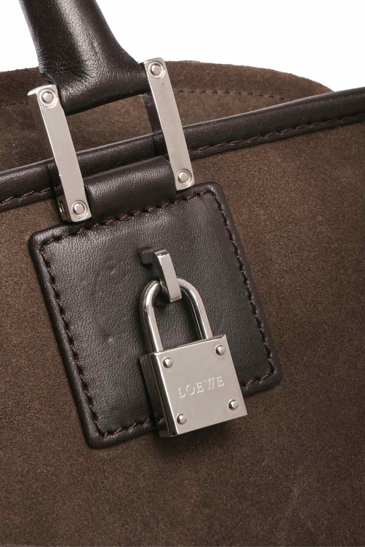 Loewe Suede & Calfskin Amazona 36 Purse