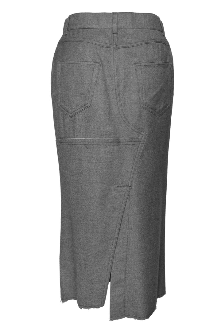 Tom Ford Size 38 Tailored Cashmere Midi Skirt