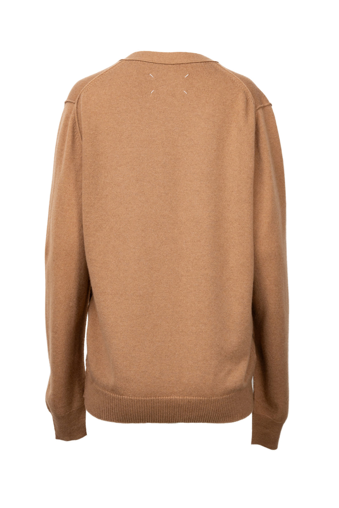 Maison Margiela Size L Men's V-Neck Cashmere Cardigan