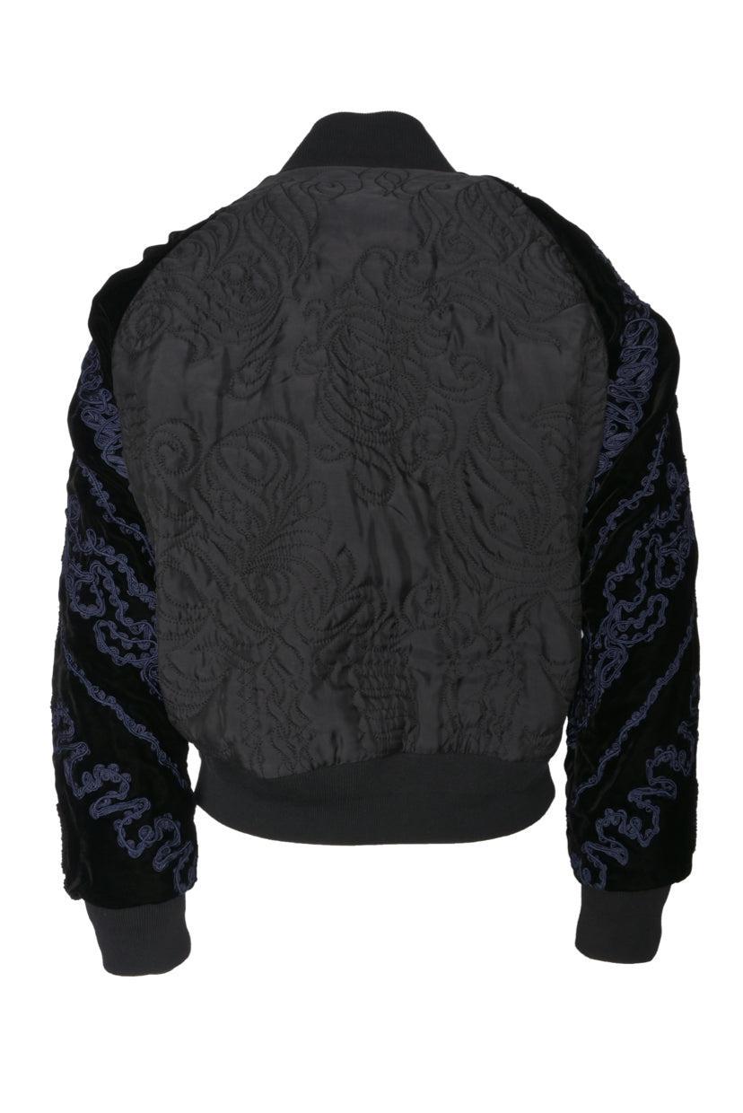 Sacai Size 2 Calligraphy Embroidered Bomber Jacket