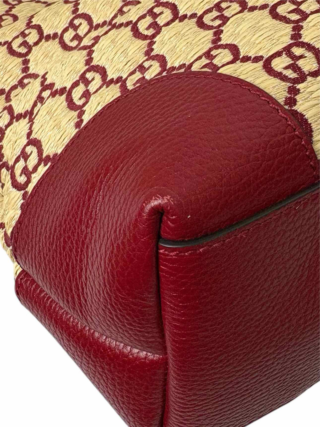 Gucci Raffia Ophidia GG Purse