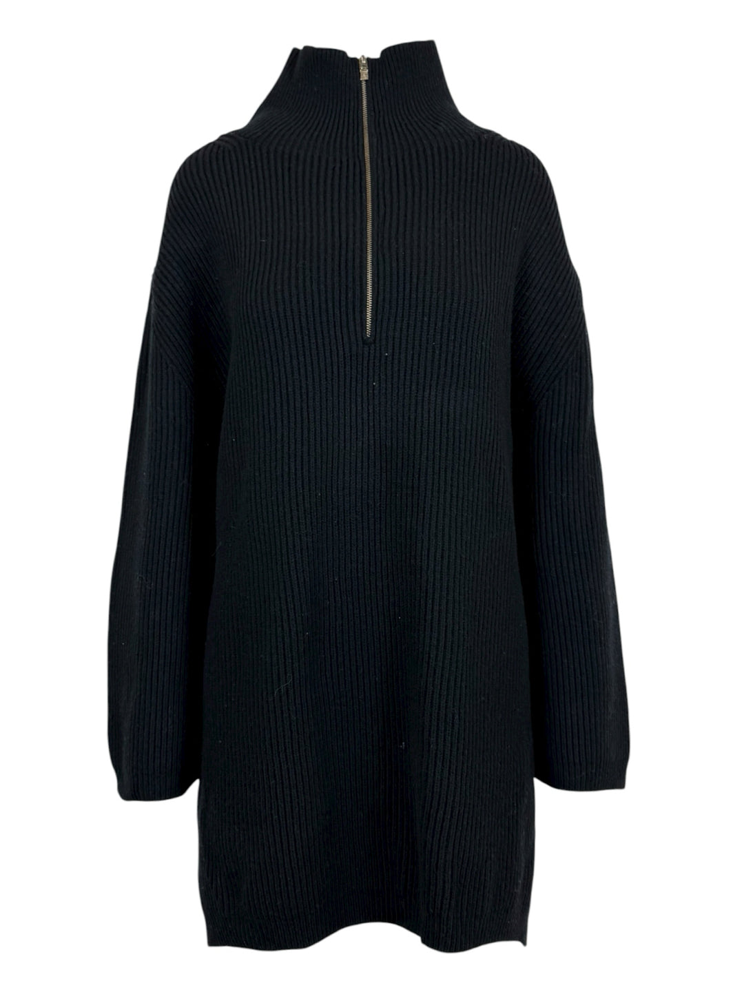 Toteme Size S Fisherman Zipper Knit Sweater