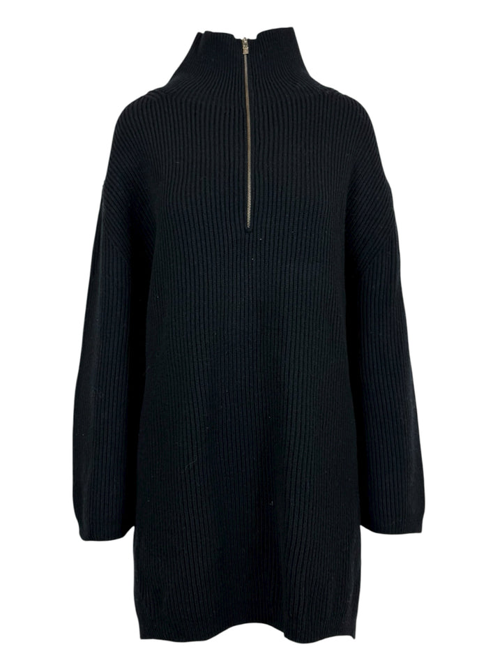 Toteme Size S Fisherman Zipper Knit Sweater