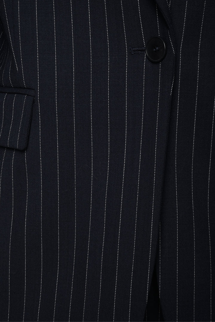 Maje Size M/L Pinstripe Blazer & Skort Set
