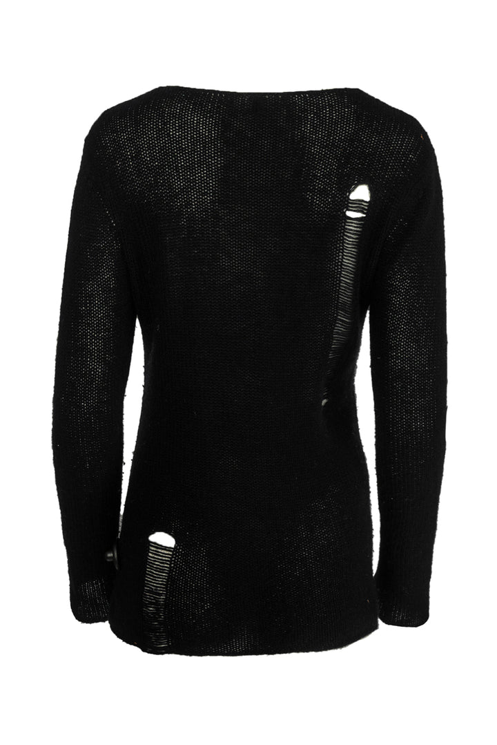 R13 Size M Distressed Cashmere Sweater