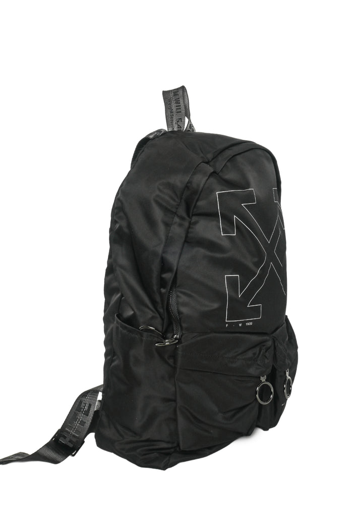 Off White Unfinished BackPack