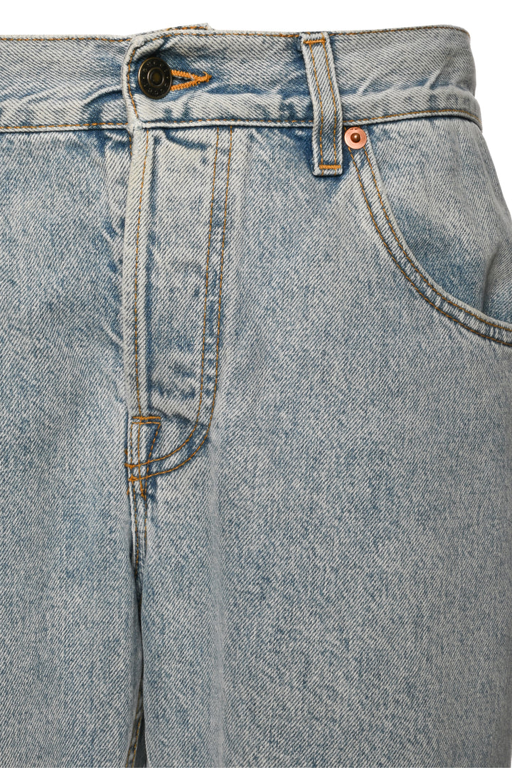 Gucci Size 36 Men's Back Logo Distressed Jeans