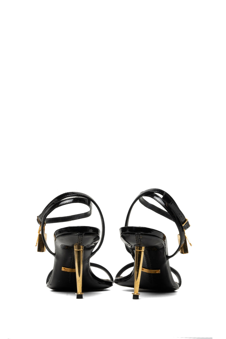 Tom Ford Size 42 Padlock Patent Sandals