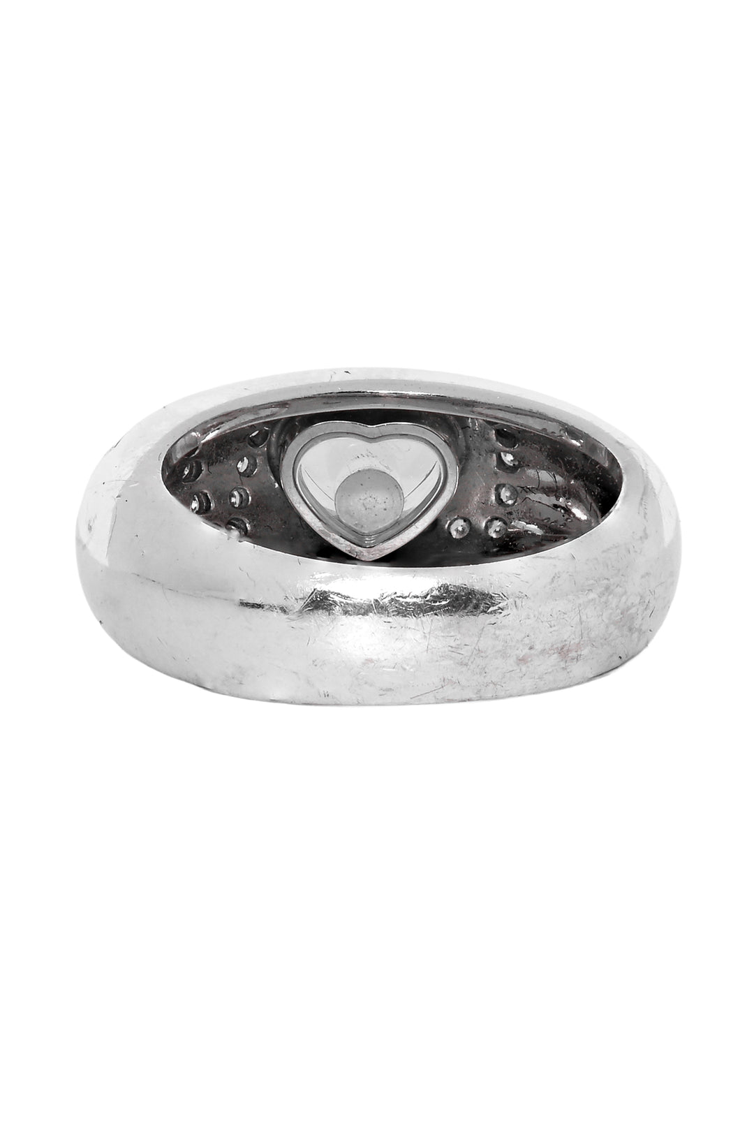 Chopard Size 7 Happy Diamond Love  Domed Ring
