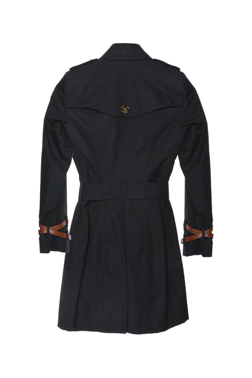 Burberry London Size 0 Queensborough Mid-Length Trench Coat