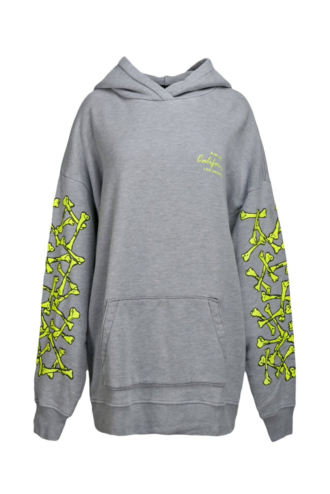 Amiri Size S Men's Bones Stacked Hoodie