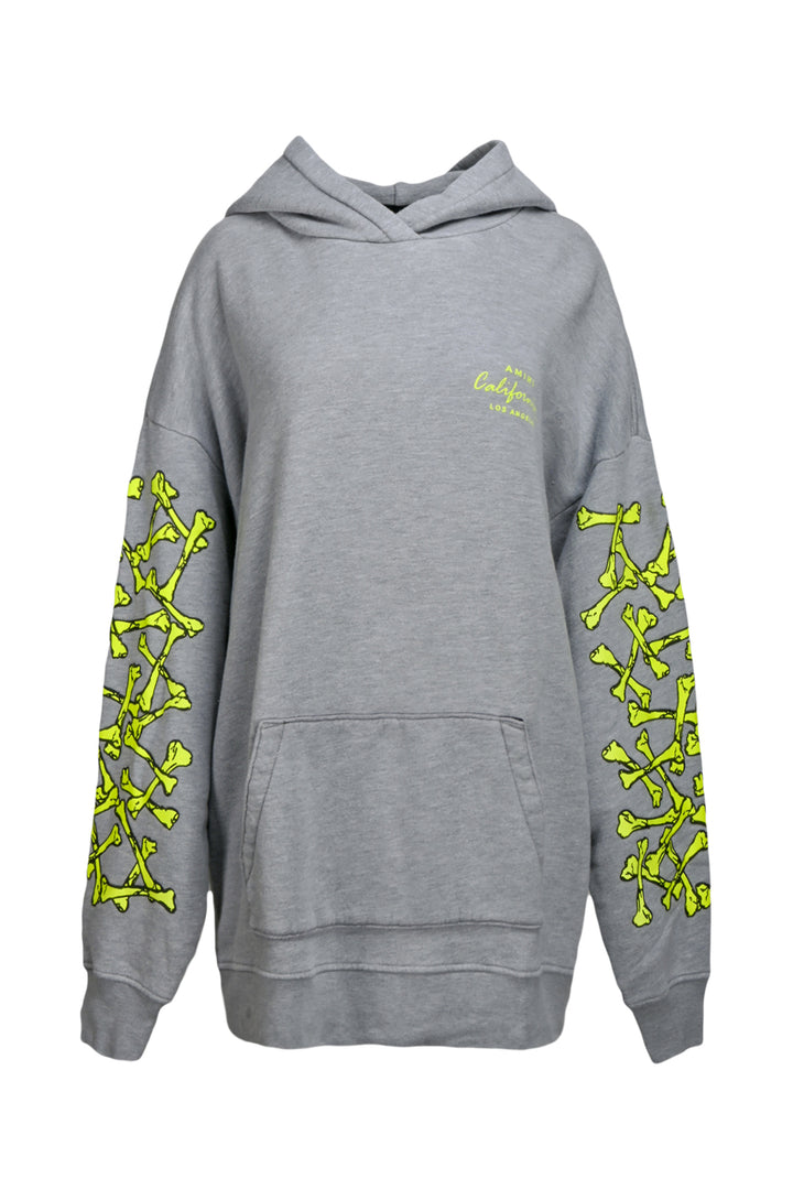 Amiri Size S Men's Bones Stacked Hoodie
