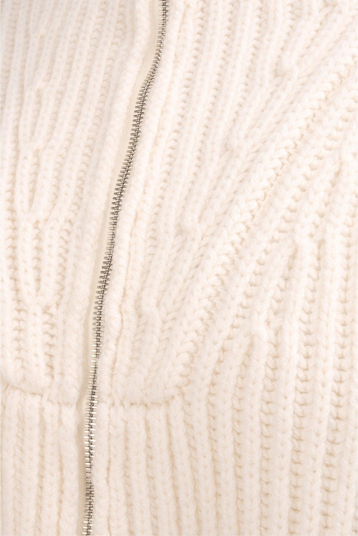 Joseph Size S Zip-Up Wool Cardigan