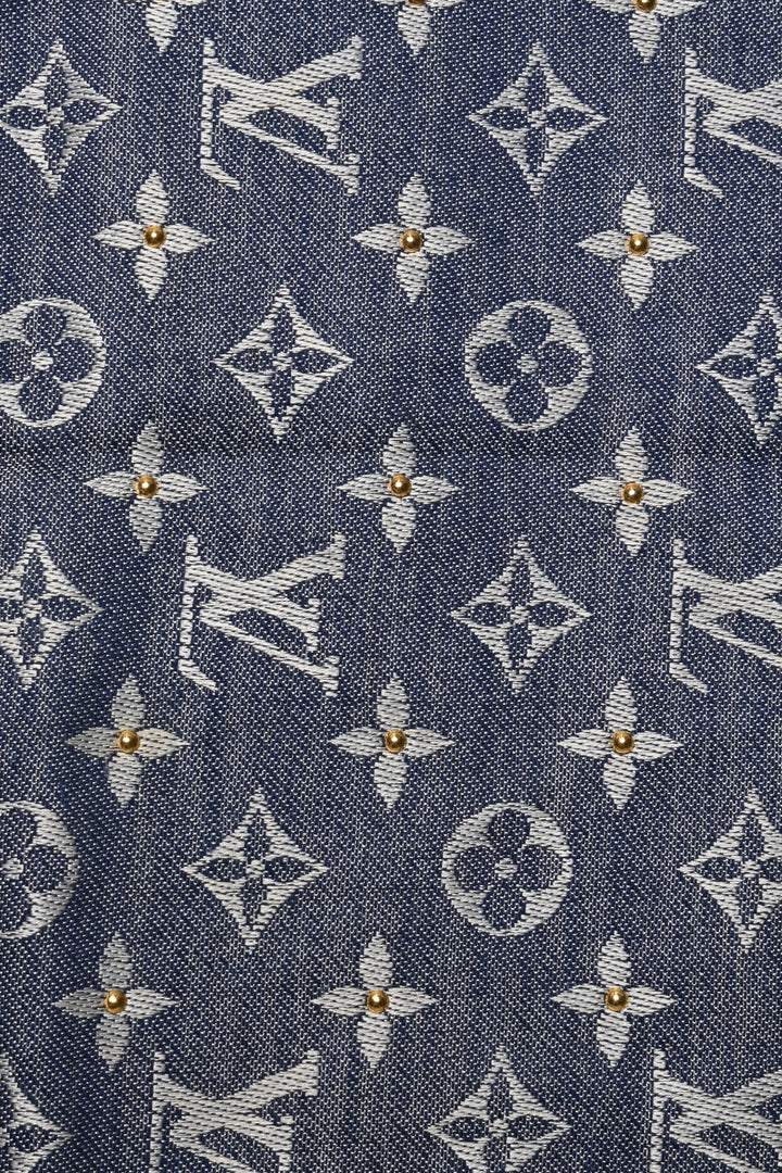 Louis Vuitton Studded Monogram Silk & Wool Scarf