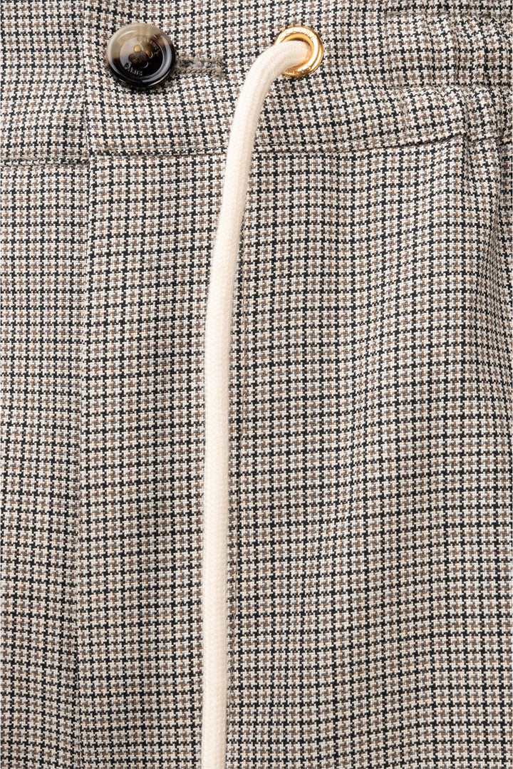 Celine Size 2 Check Wool Jogging Pants