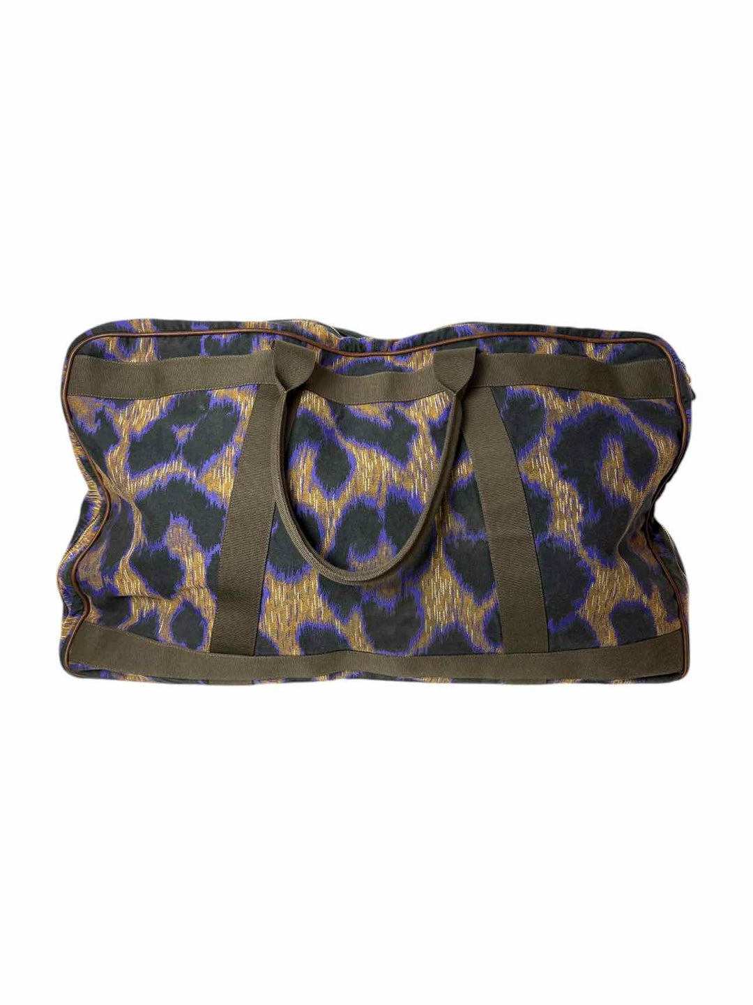 Vivienne Westwood Animal Print Canvas Large Duffle Bags