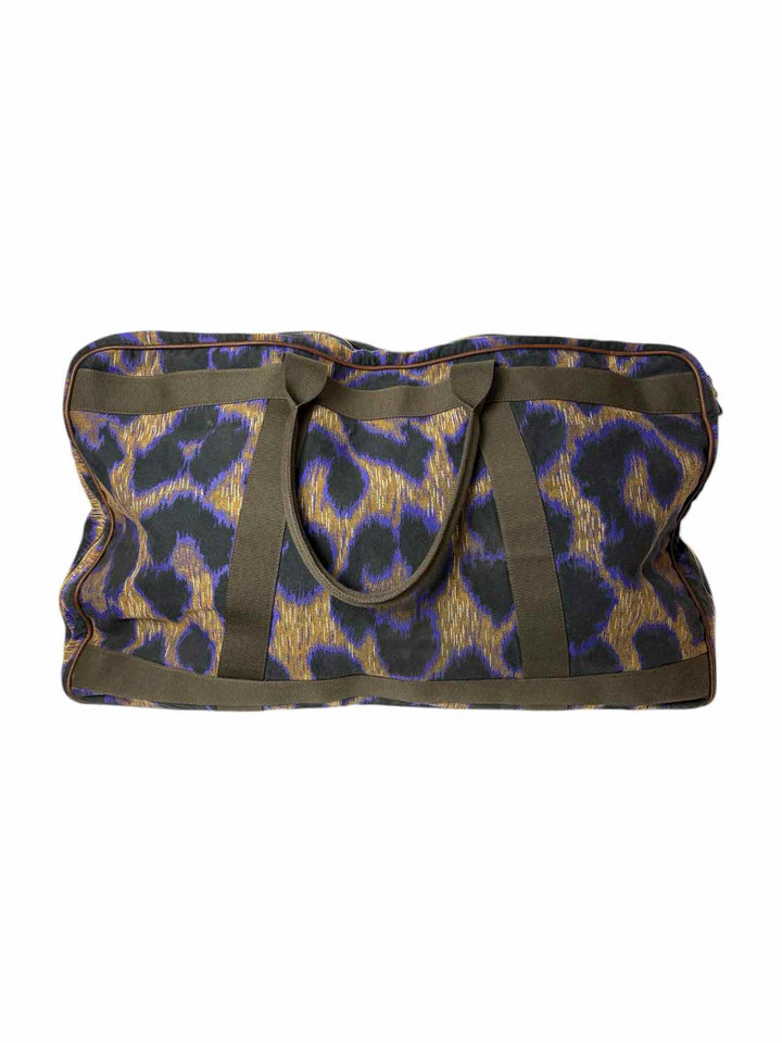 Vivienne Westwood Animal Print Canvas Large Duffle Bags