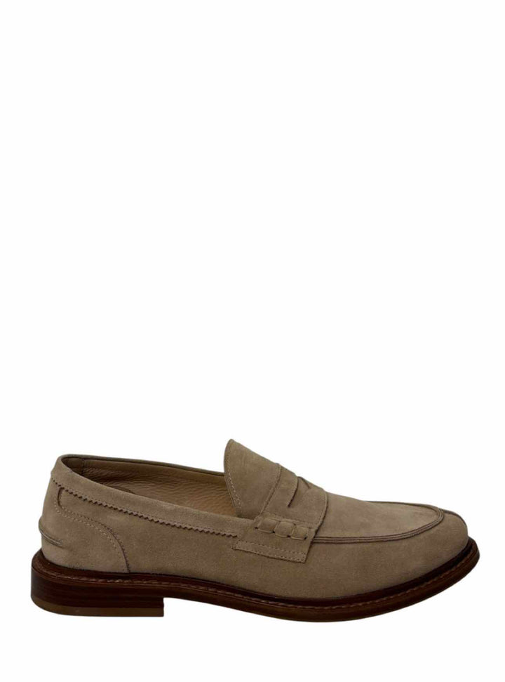 Brunello Cucinelli Size 43 Men's Suede Loafer Shoes