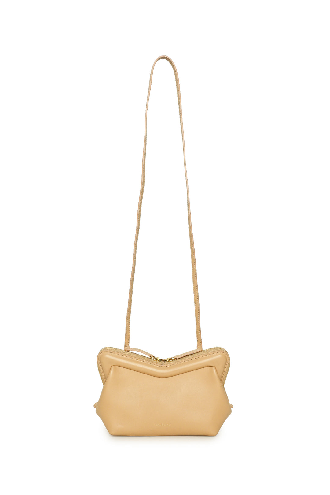 Mansur Gavriel Mini M Frame Leather Crossbody Bag