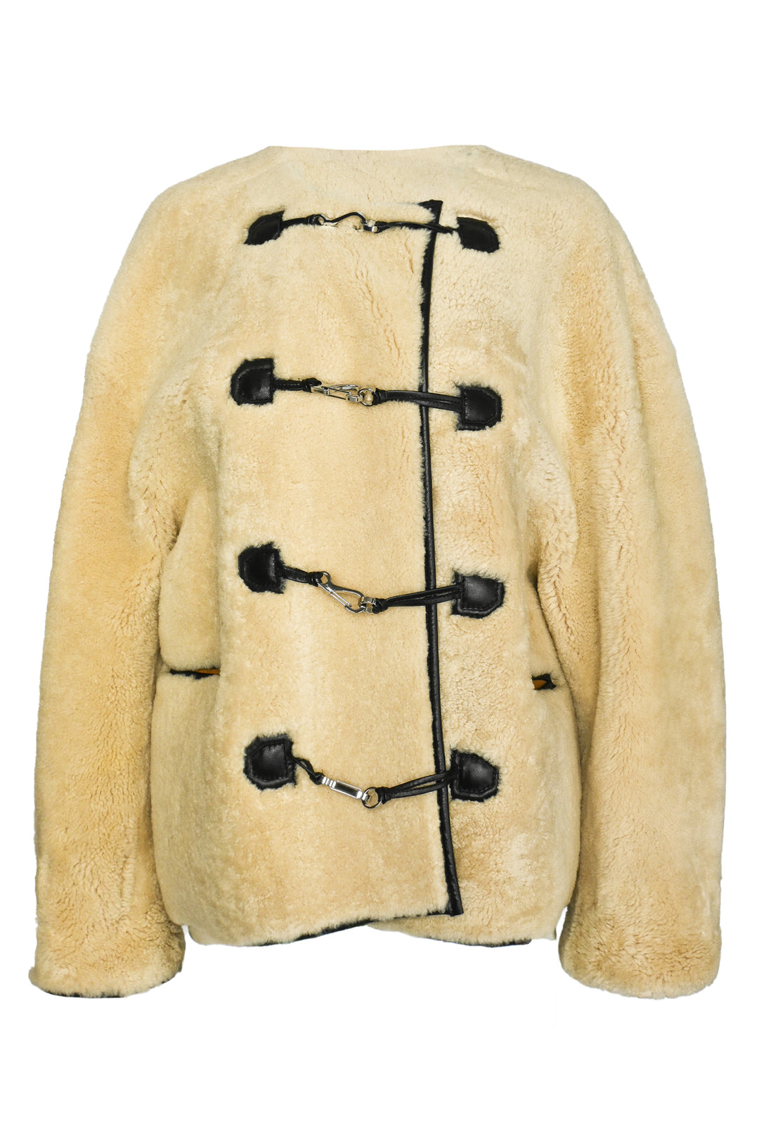 Toteme Size XS/S Teddy Shearling Clasp Jacket