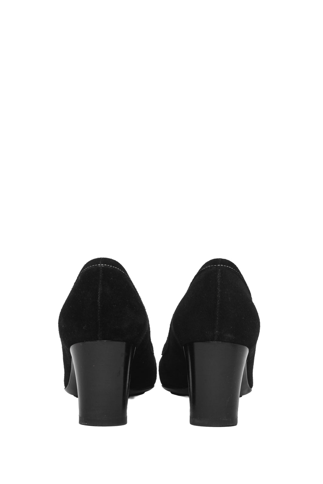 Salvatore Ferragamo Size 7.5 Suede Twist Pumps