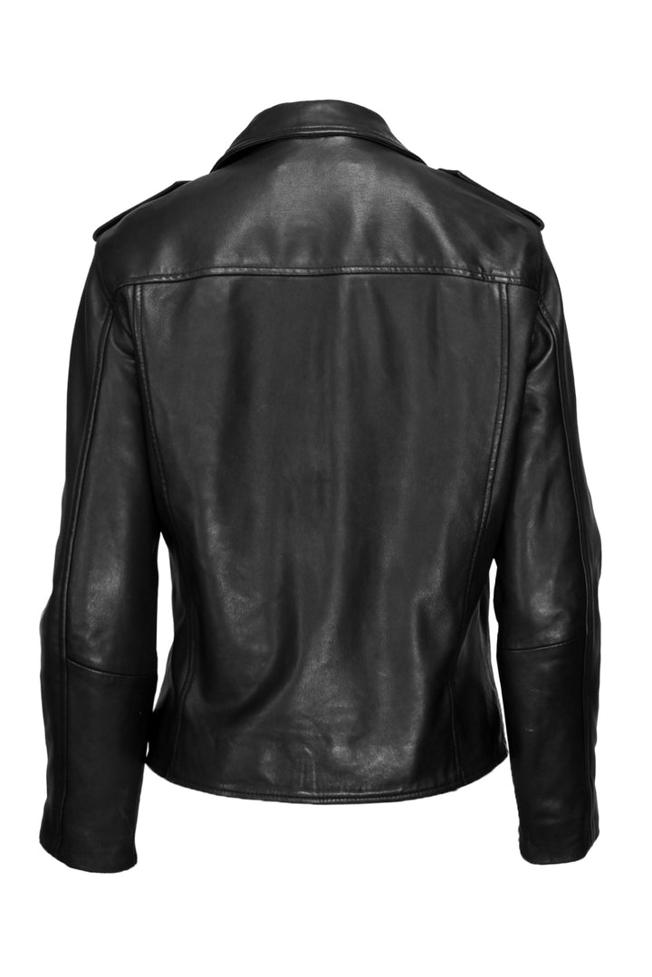 All Saints Size 8 Elva Leather Biker Jacket