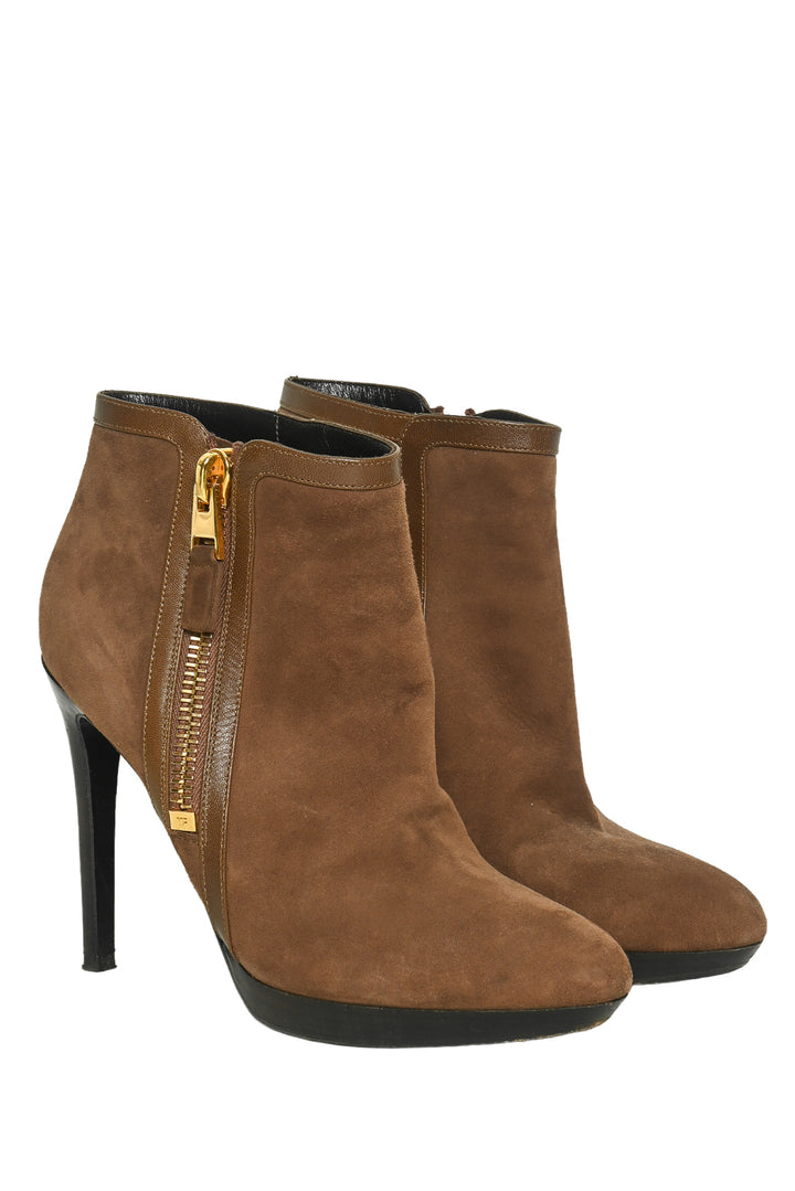 Tom Ford Size 39 Suede Ankle Boots