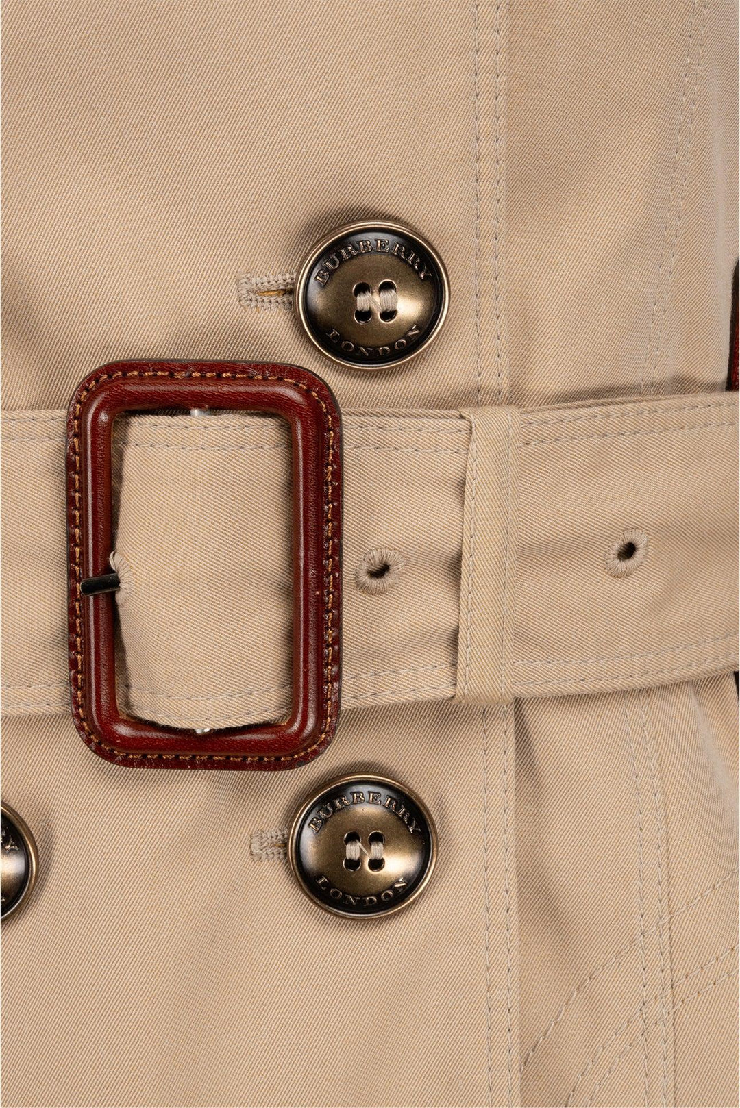 Burberry Size 4 Mid-Length Trench Coat