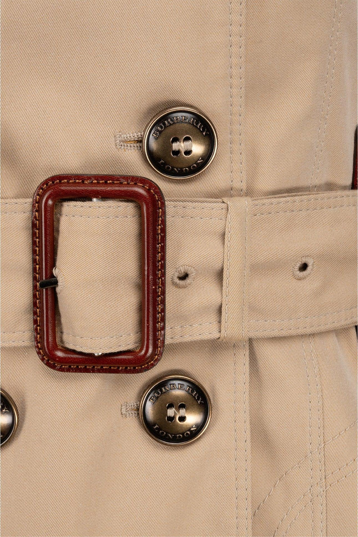 Burberry Size 4 Mid-Length Trench Coat